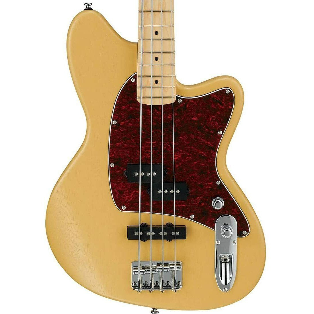 Đàn Guitar Bass 4-dây Ibanez Talman Bass TMB100M, Mustard Yellow Flat-Mai Nguyên Music