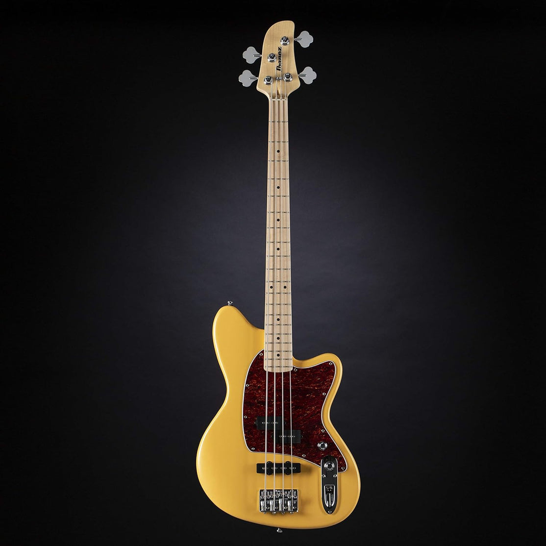 Đàn Guitar Bass 4-dây Ibanez Talman Bass TMB100M, Mustard Yellow Flat-Mai Nguyên Music