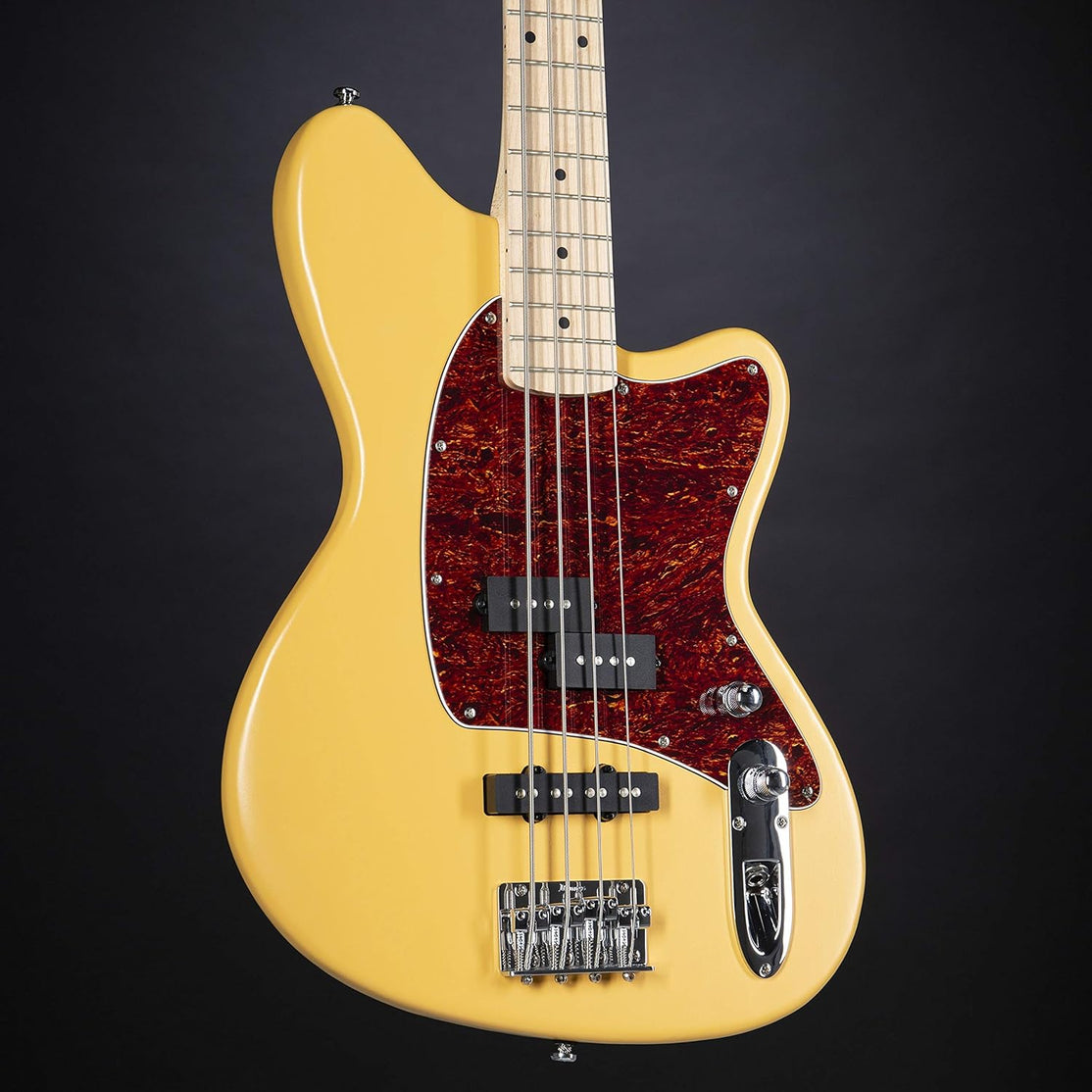 Đàn Guitar Bass 4-dây Ibanez Talman Bass TMB100M, Mustard Yellow Flat-Mai Nguyên Music