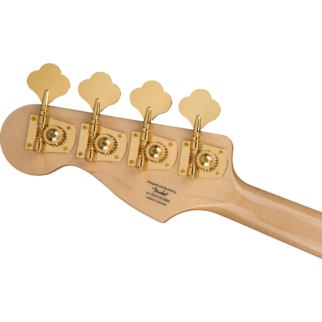 Đàn Guitar Bass 4-dây Squier 40th Anniversary Jazz Bass Gold Edition, LRL FB, Olympic White-Mai Nguyên Music