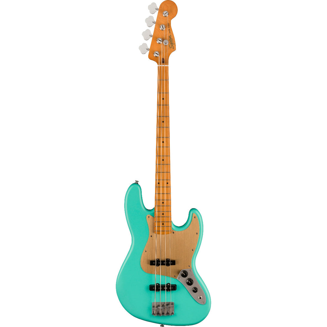 Đàn Guitar Bass 4-dây Squier 40th Anniversary Jazz Bass Vintage Edition, Maple FB, Satin Sea Foam Green-Mai Nguyên Music