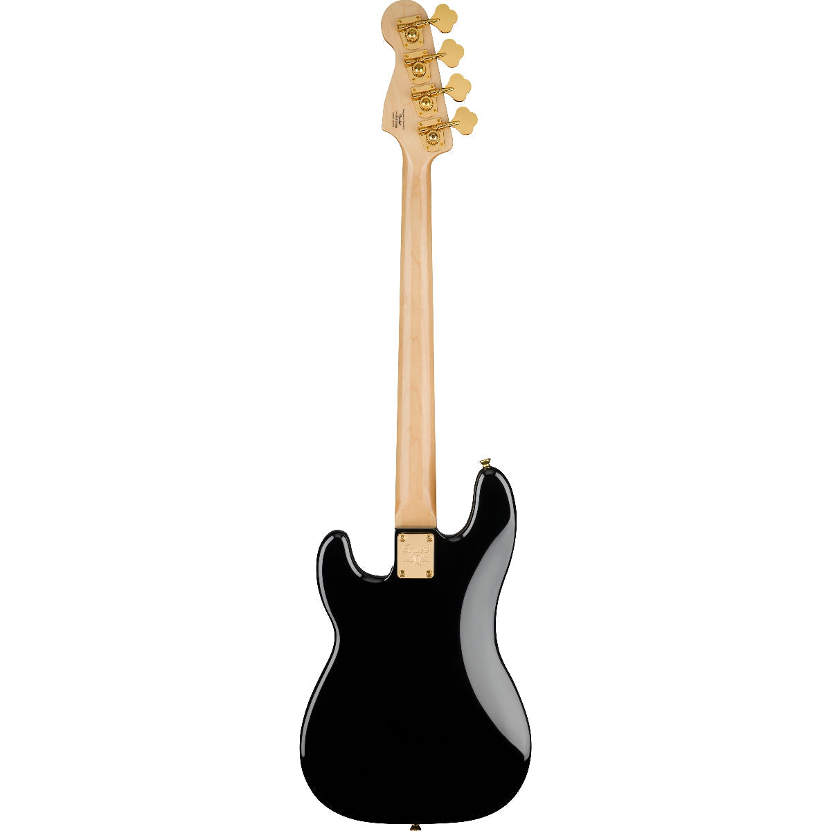 Đàn Guitar Bass 4-dây Squier 40th Anniversary Precision Bass Gold Edition, LRL FB, Black-Mai Nguyên Music