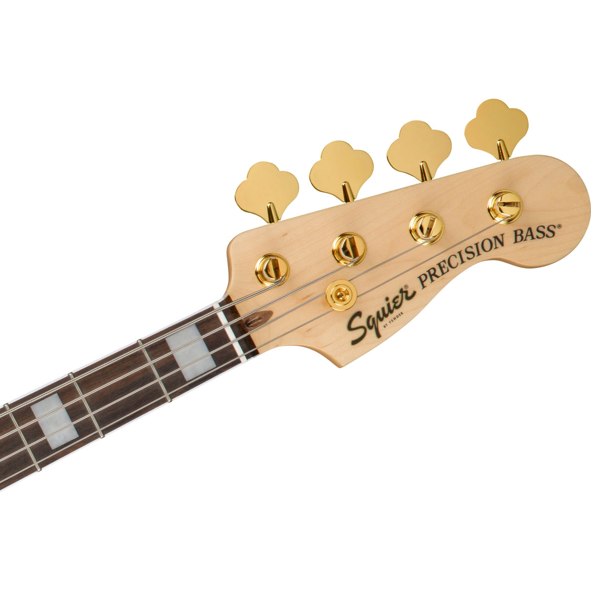 Đàn Guitar Bass 4-dây Squier 40th Anniversary Precision Bass Gold Edition, LRL FB, Black-Mai Nguyên Music