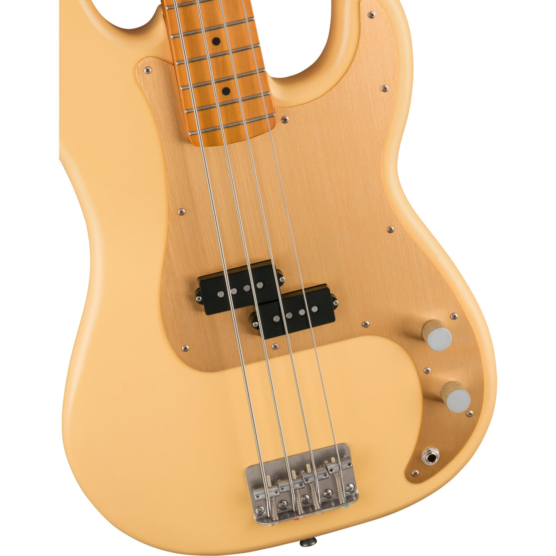 Đàn Guitar Bass 4-dây Squier 40th Anniversary Precision Bass Vintage Edition, Maple FB, Satin Vintage Blonde-Mai Nguyên Music