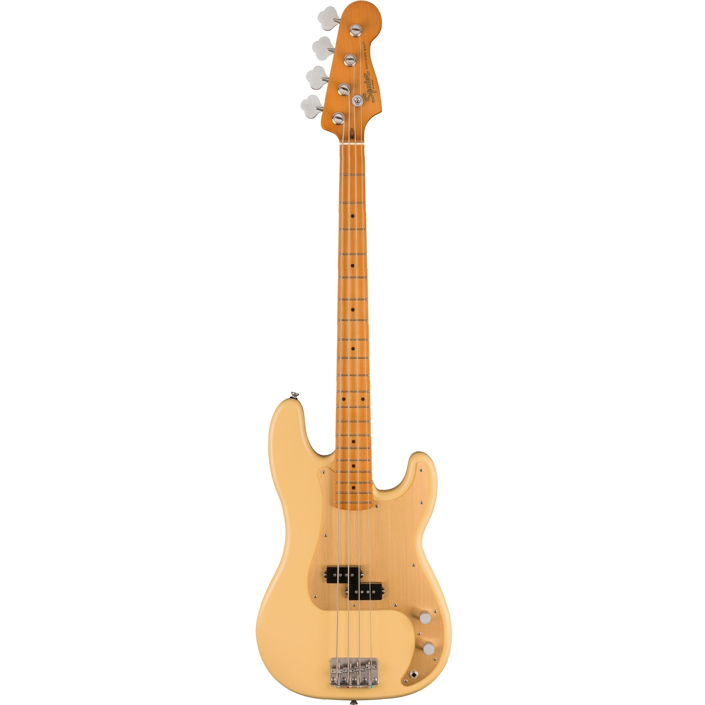 Đàn Guitar Bass 4-dây Squier 40th Anniversary Precision Bass Vintage Edition, Maple FB, Satin Vintage Blonde-Mai Nguyên Music