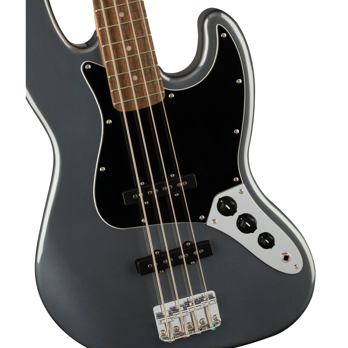Đàn Guitar Bass 4-dây Squier Affinity Series Jazz Bass, LRL FB, Charcoal Frost Metallic-Mai Nguyên Music