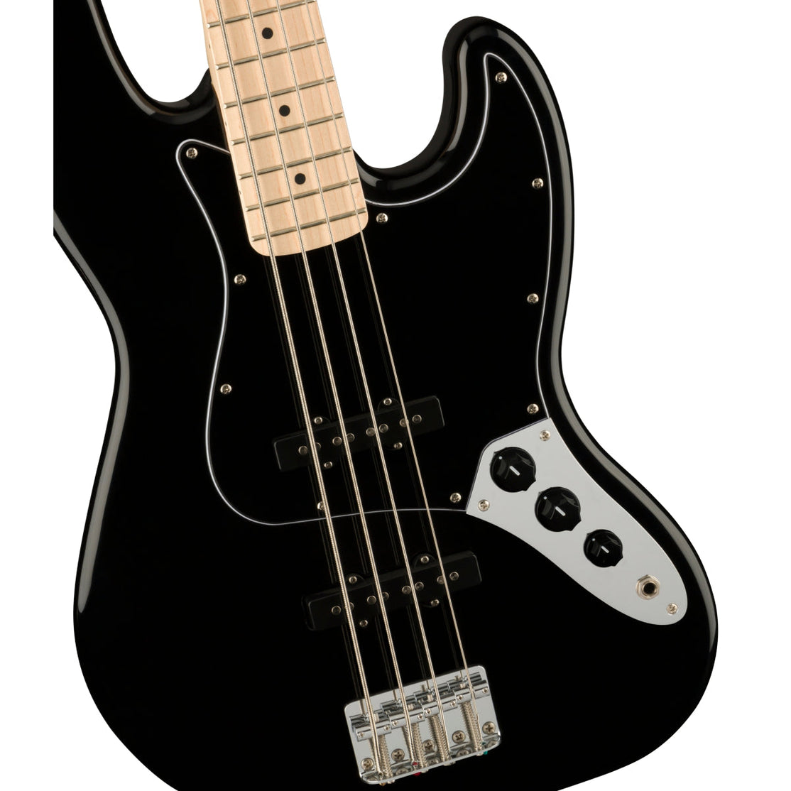 Đàn Guitar Bass 4-dây Squier Affinity Series Jazz Bass, Maple FB, Black-Mai Nguyên Music