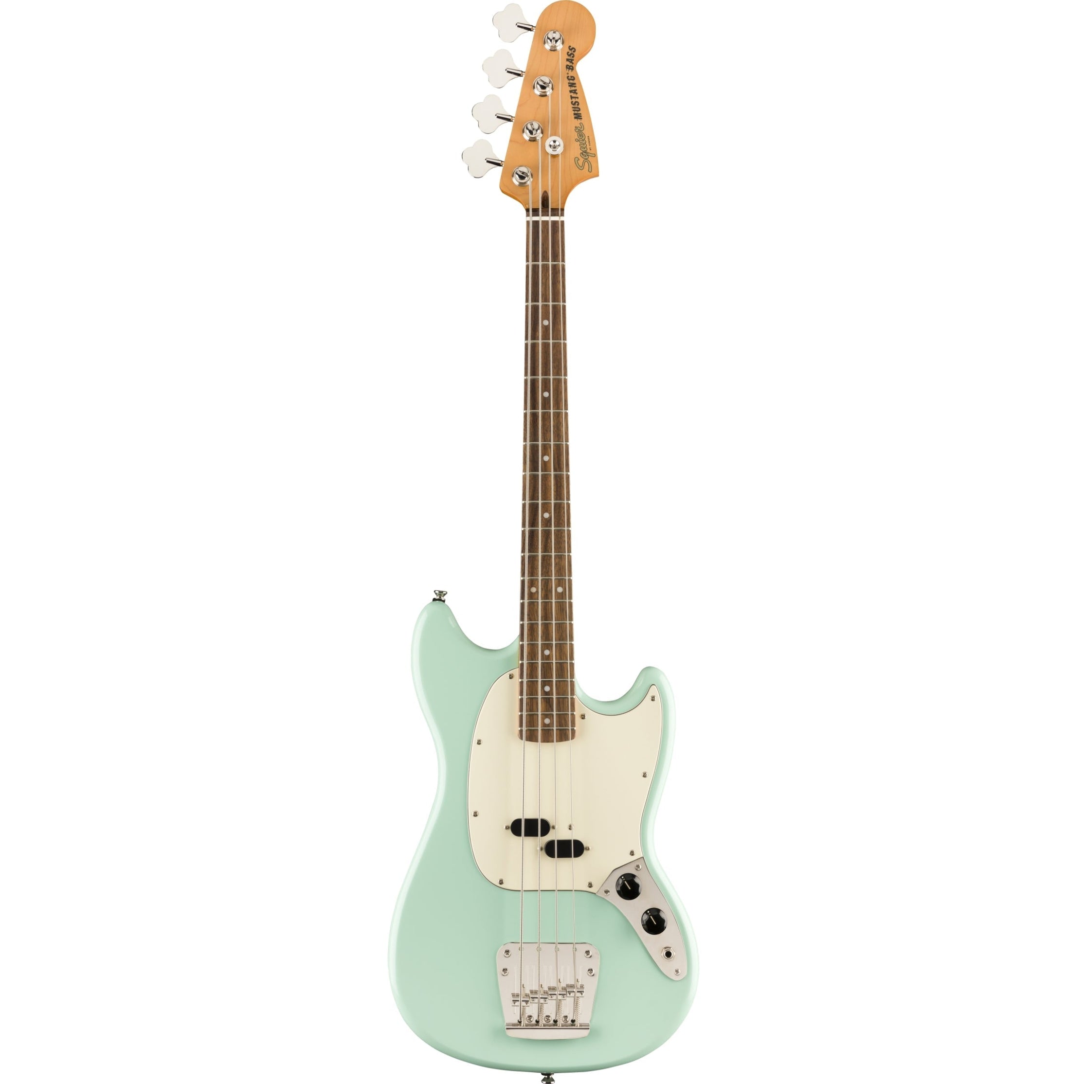 Đàn Guitar Bass 4-dây Squier Classic Vibe 60s Mustang Bass, LRL FB, Surf Green-Mai Nguyên Music