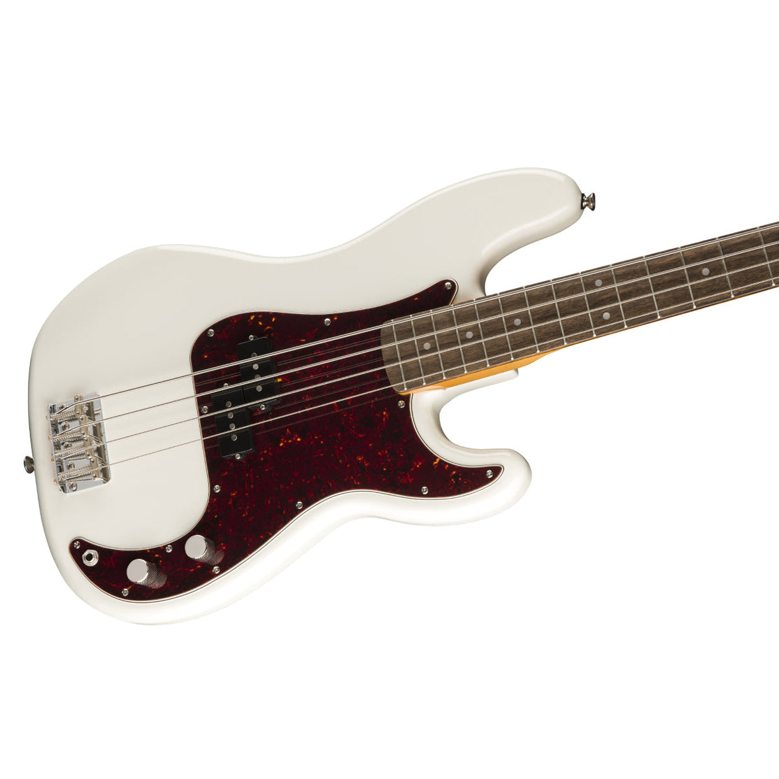 Đàn Guitar Bass 4-dây Squier Classic Vibe 60s Precision Bass, LRL FB, Olympic White-Mai Nguyên Music