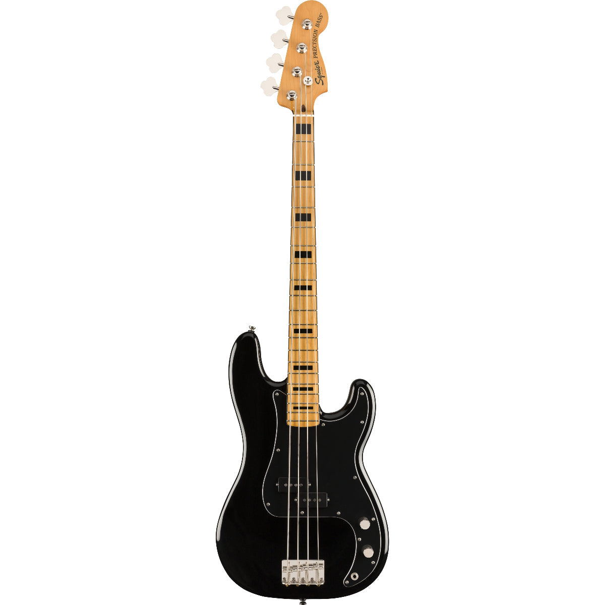 Đàn Guitar Bass 4-dây Squier Classic Vibe 70s Precision Bass, Maple FB, Black-Mai Nguyên Music