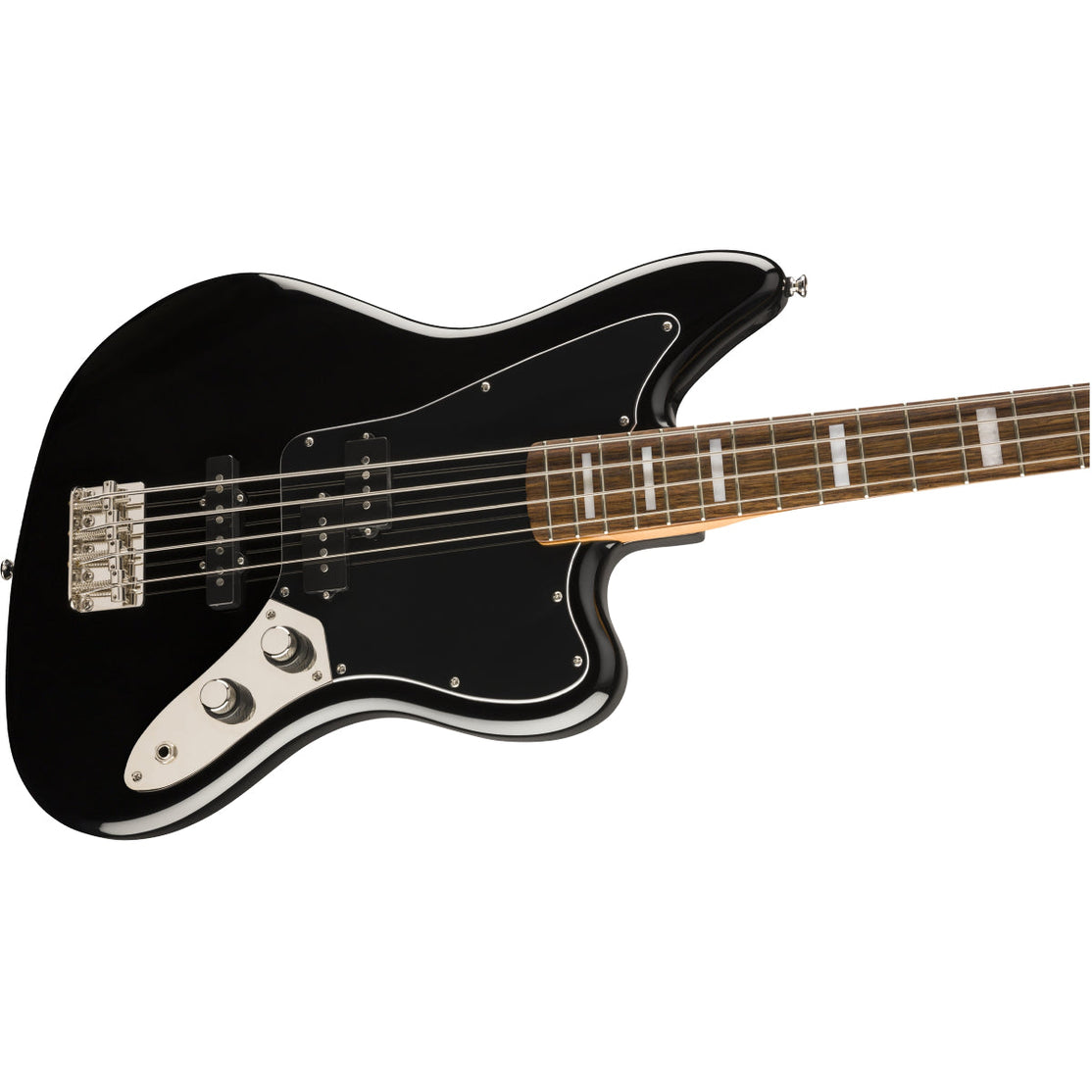 Đàn Guitar Bass 4-dây Squier Classic Vibe Jaguar Bass, LRL FB, Black-Mai Nguyên Music