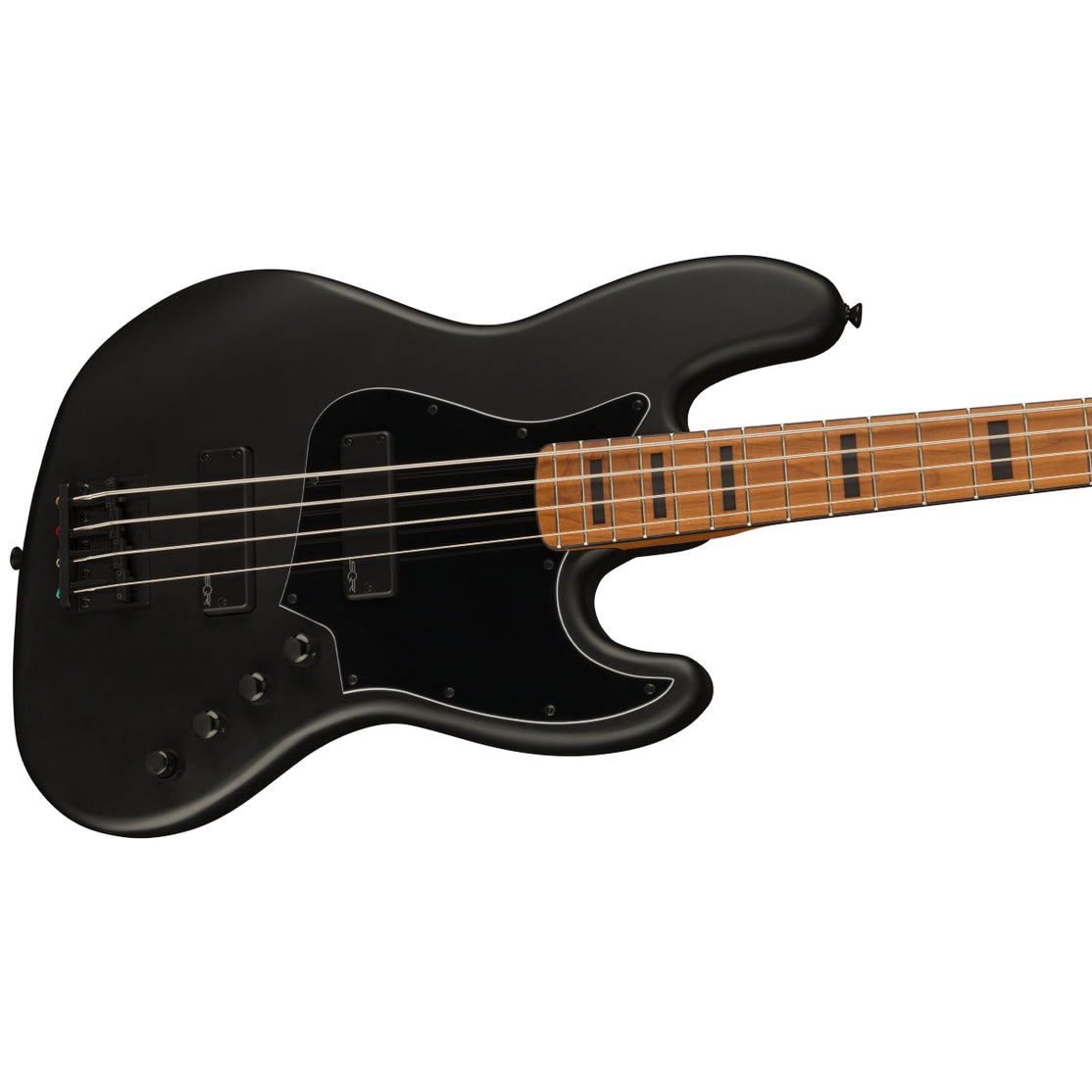 Đàn Guitar Bass 4-dây Squier Contemporary Active Jazz Bass HH, Maple FB, Flat Black-Mai Nguyên Music