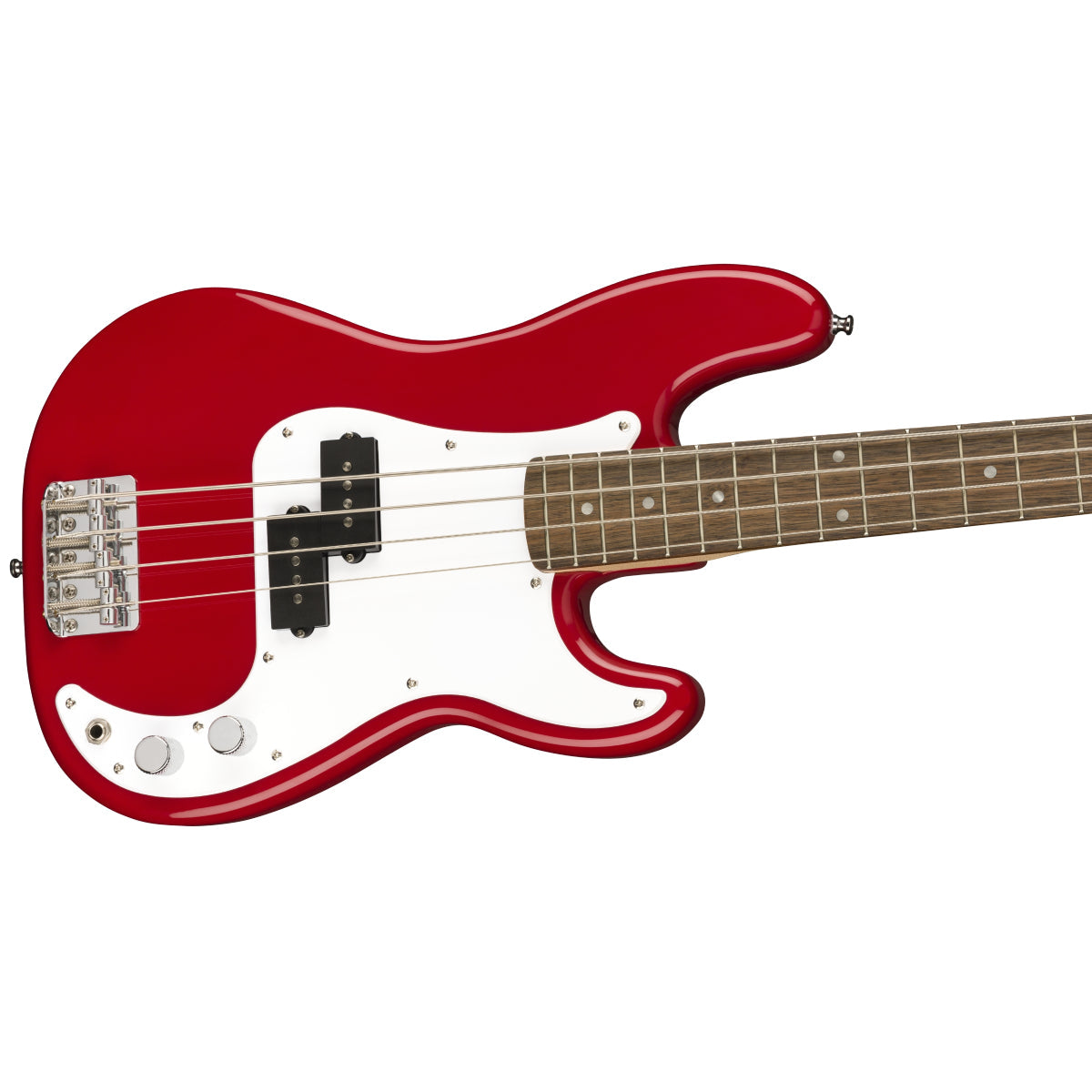Đàn Guitar Bass 4-dây Squier Mini Precision Bass, LRL FB, Dakota Red-Mai Nguyên Music