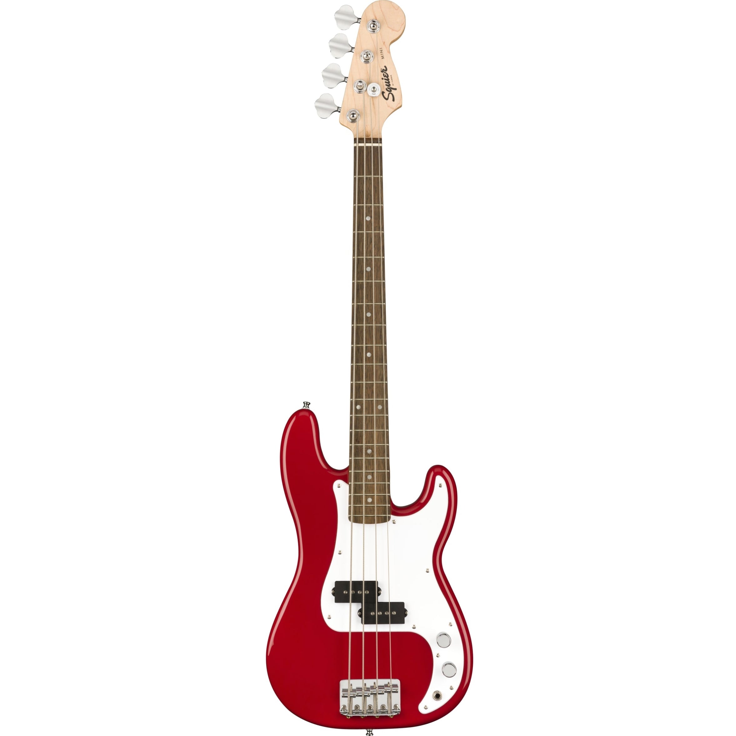 Đàn Guitar Bass 4-dây Squier Mini Precision Bass, LRL FB, Dakota Red-Mai Nguyên Music