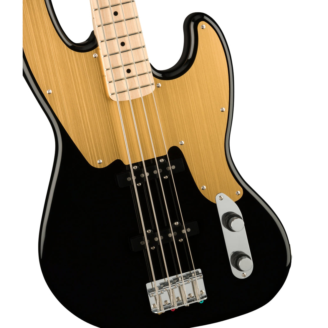 Đàn Guitar Bass 4-dây Squier Paranormal Jazz Bass 54, Maple FB, Black-Mai Nguyên Music