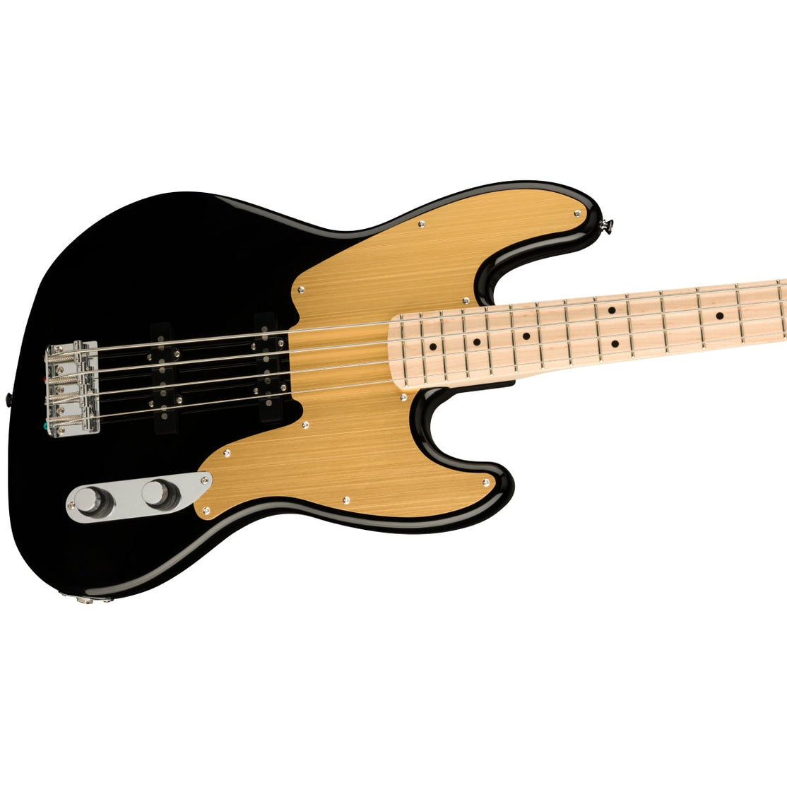 Đàn Guitar Bass 4-dây Squier Paranormal Jazz Bass 54, Maple FB, Black-Mai Nguyên Music