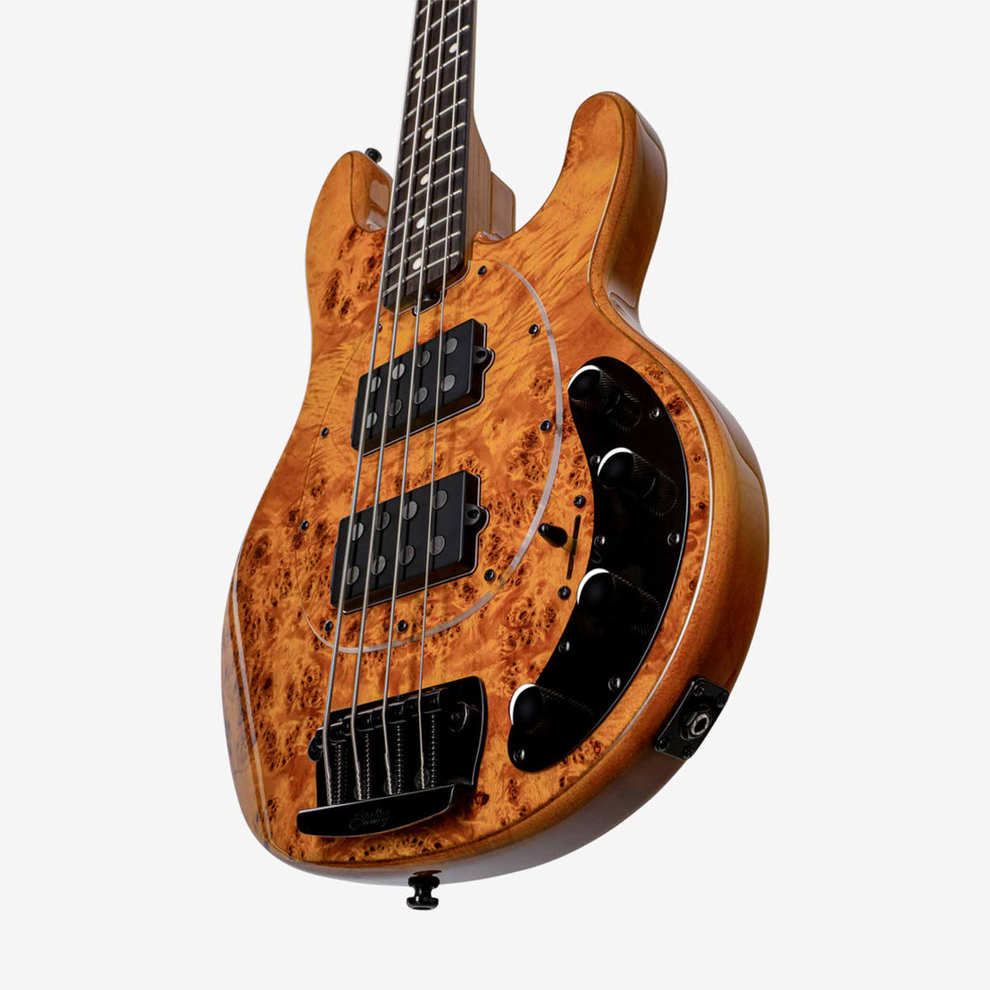 Đàn Guitar Bass 4-dây Sterling S.U.B StingRay RAY34HH, Poplar Burl Top-Mai Nguyên Music