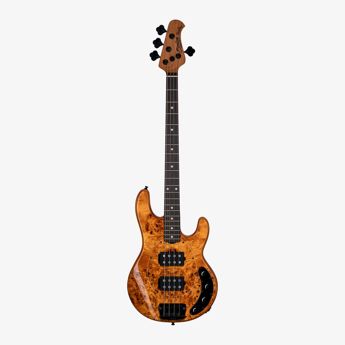 Đàn Guitar Bass 4-dây Sterling S.U.B StingRay RAY34HH, Poplar Burl Top-Mai Nguyên Music