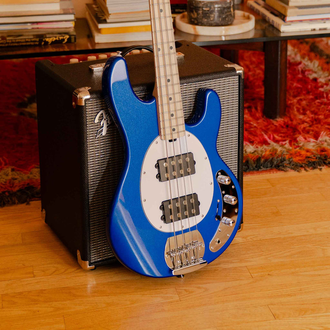 Đàn Guitar Bass 4-dây Sterling S.U.B StingRay RAY4 HH, Maple Fingerboard-Mai Nguyên Music