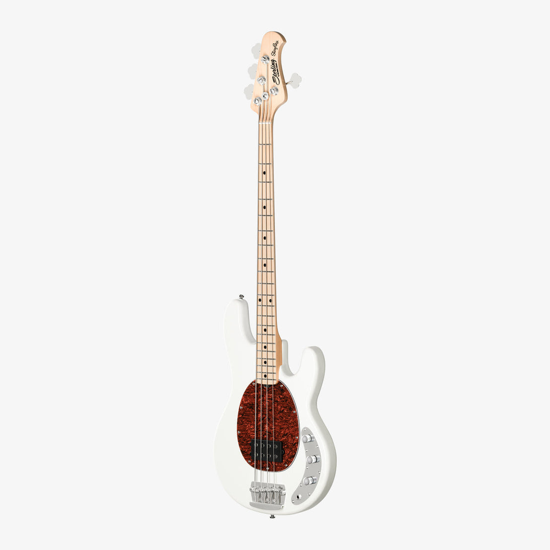 Đàn Guitar Bass 4-Dây Sterling StingRay Classic Ray24CA, Olympic White-Mai Nguyên Music
