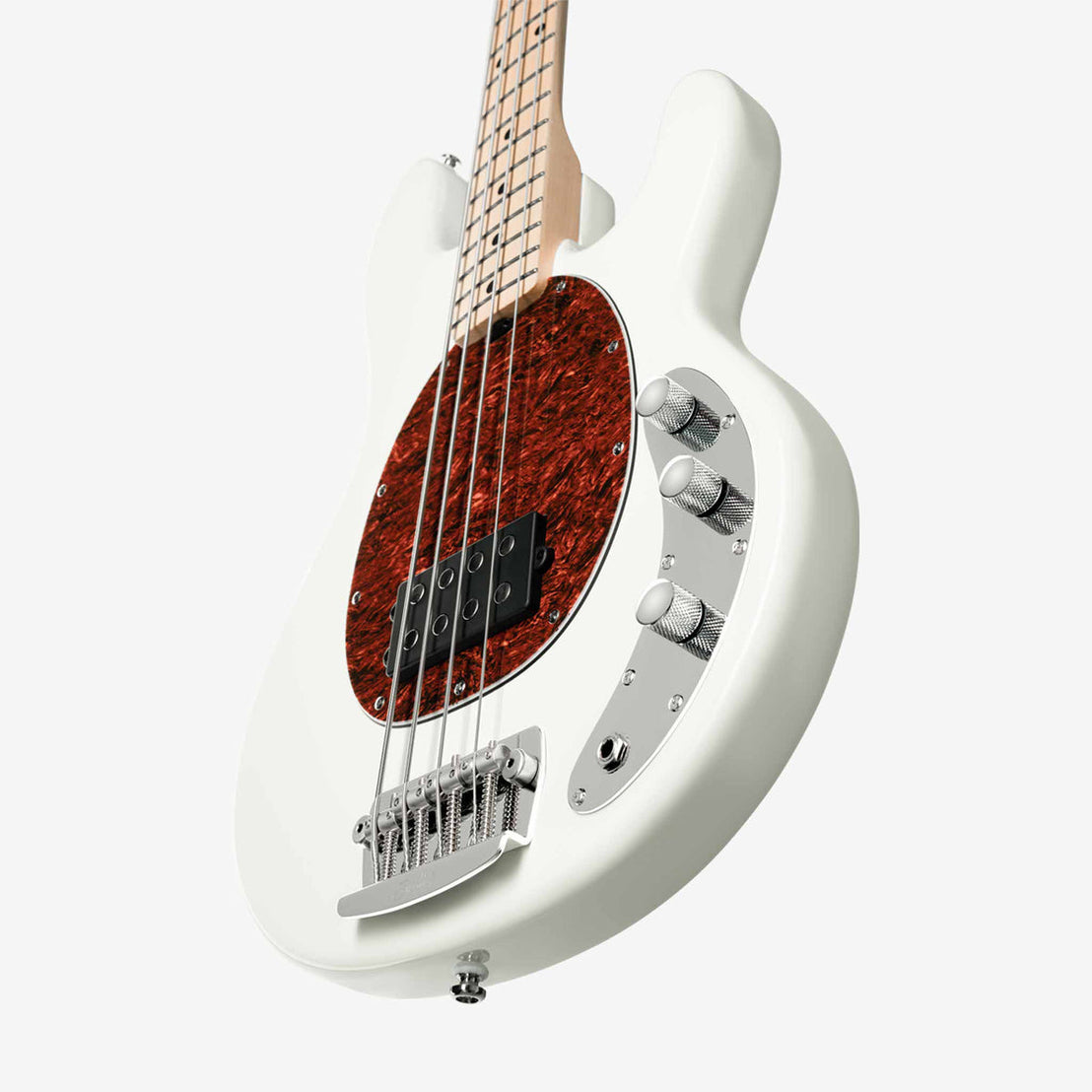 Đàn Guitar Bass 4-Dây Sterling StingRay Classic Ray24CA, Olympic White-Mai Nguyên Music