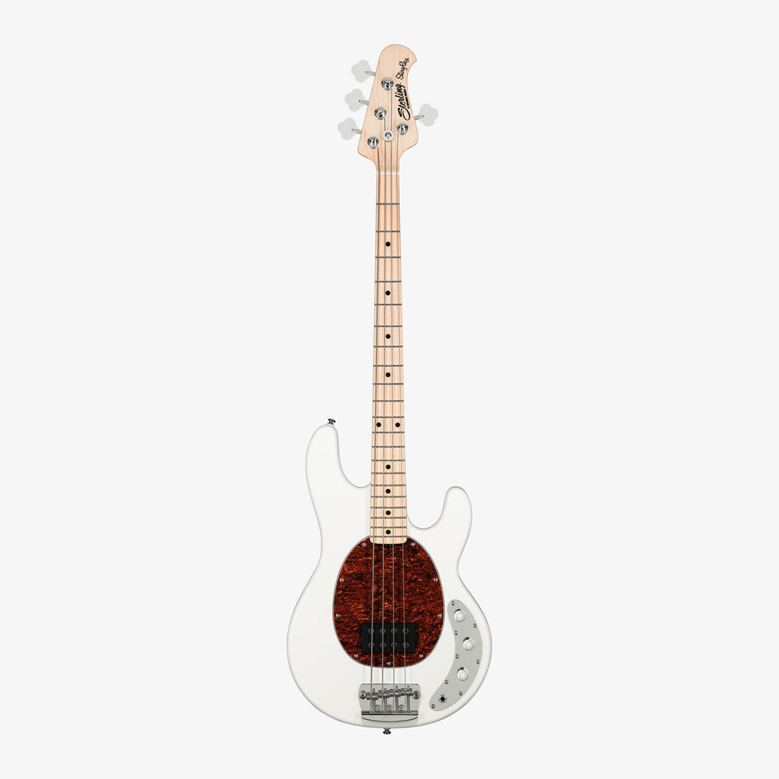 Đàn Guitar Bass 4-Dây Sterling StingRay Classic Ray24CA, Olympic White-Mai Nguyên Music