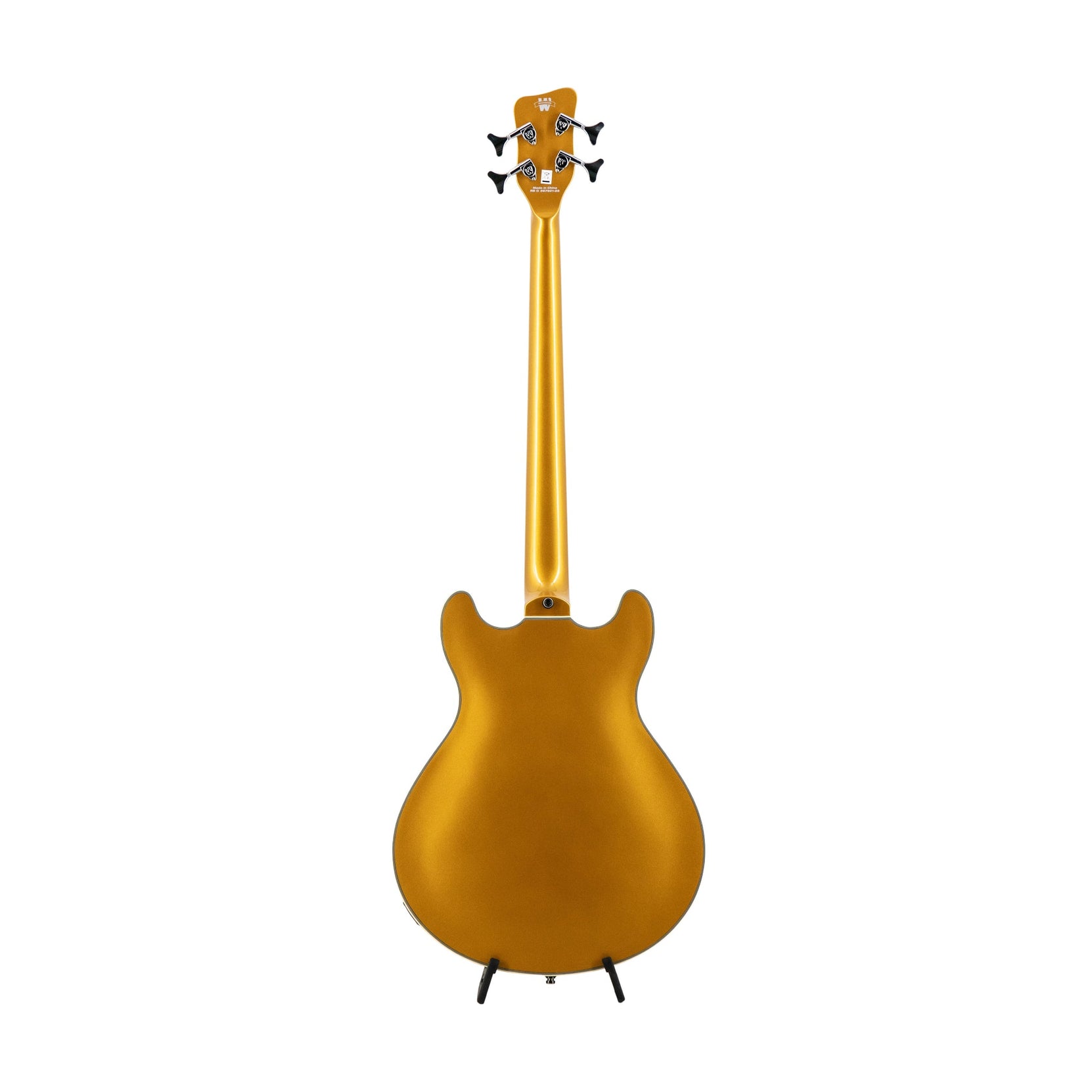 Đàn Guitar Bass 4-dây Warwick RockBass Star Bass Hollowbody, Metallic Gold-Mai Nguyên Music