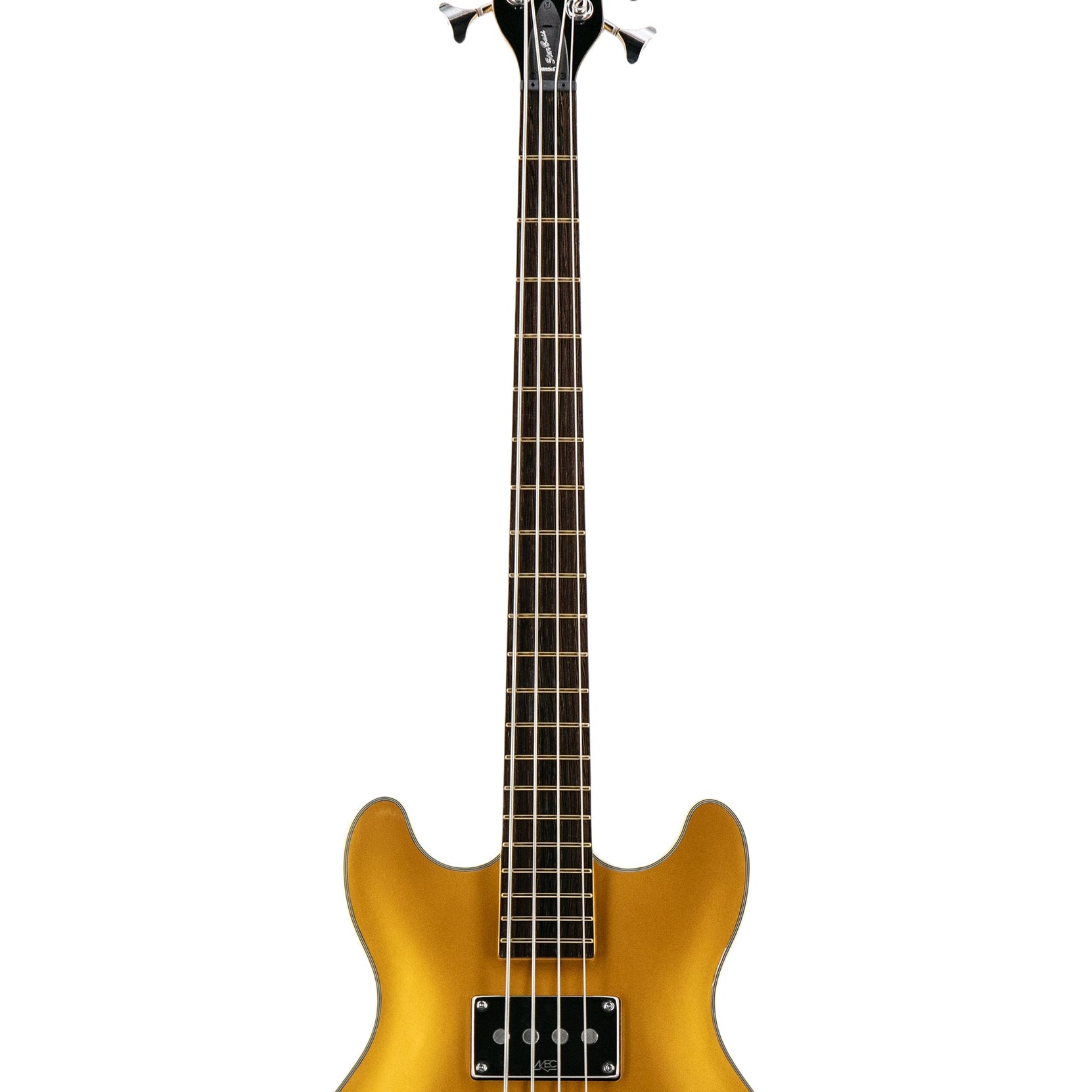 Đàn Guitar Bass 4-dây Warwick RockBass Star Bass Hollowbody, Metallic Gold-Mai Nguyên Music