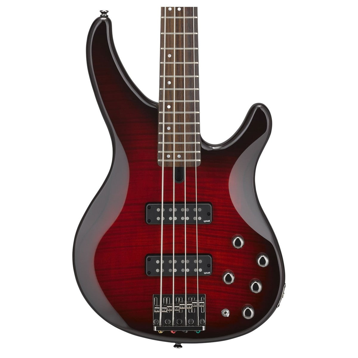 Đàn Guitar Bass 4-dây Yamaha TRBX604FM, Dark Red Burst-Mai Nguyên Music