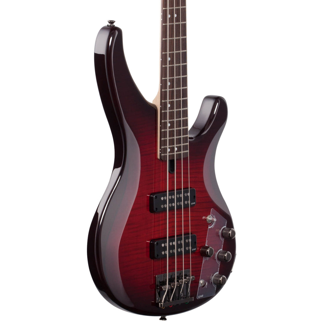 Đàn Guitar Bass 4-dây Yamaha TRBX604FM, Dark Red Burst-Mai Nguyên Music