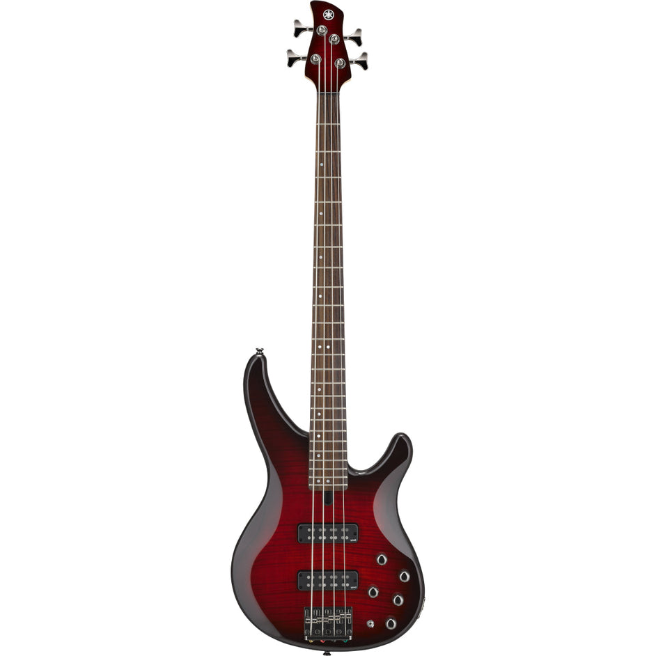 Đàn Guitar Bass 4-dây Yamaha TRBX604FM, Dark Red Burst-Mai Nguyên Music