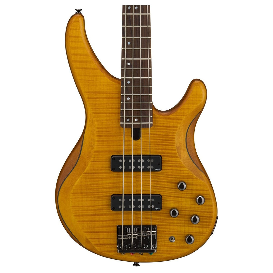 Đàn Guitar Bass 4-dây Yamaha TRBX604FM, Matte Amber-Mai Nguyên Music