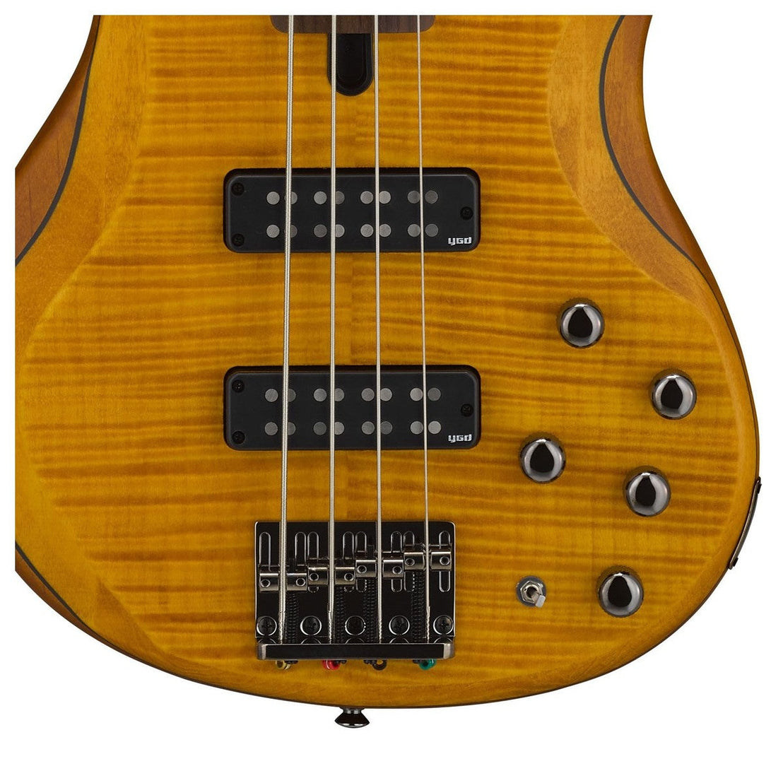 Đàn Guitar Bass 4-dây Yamaha TRBX604FM, Matte Amber-Mai Nguyên Music