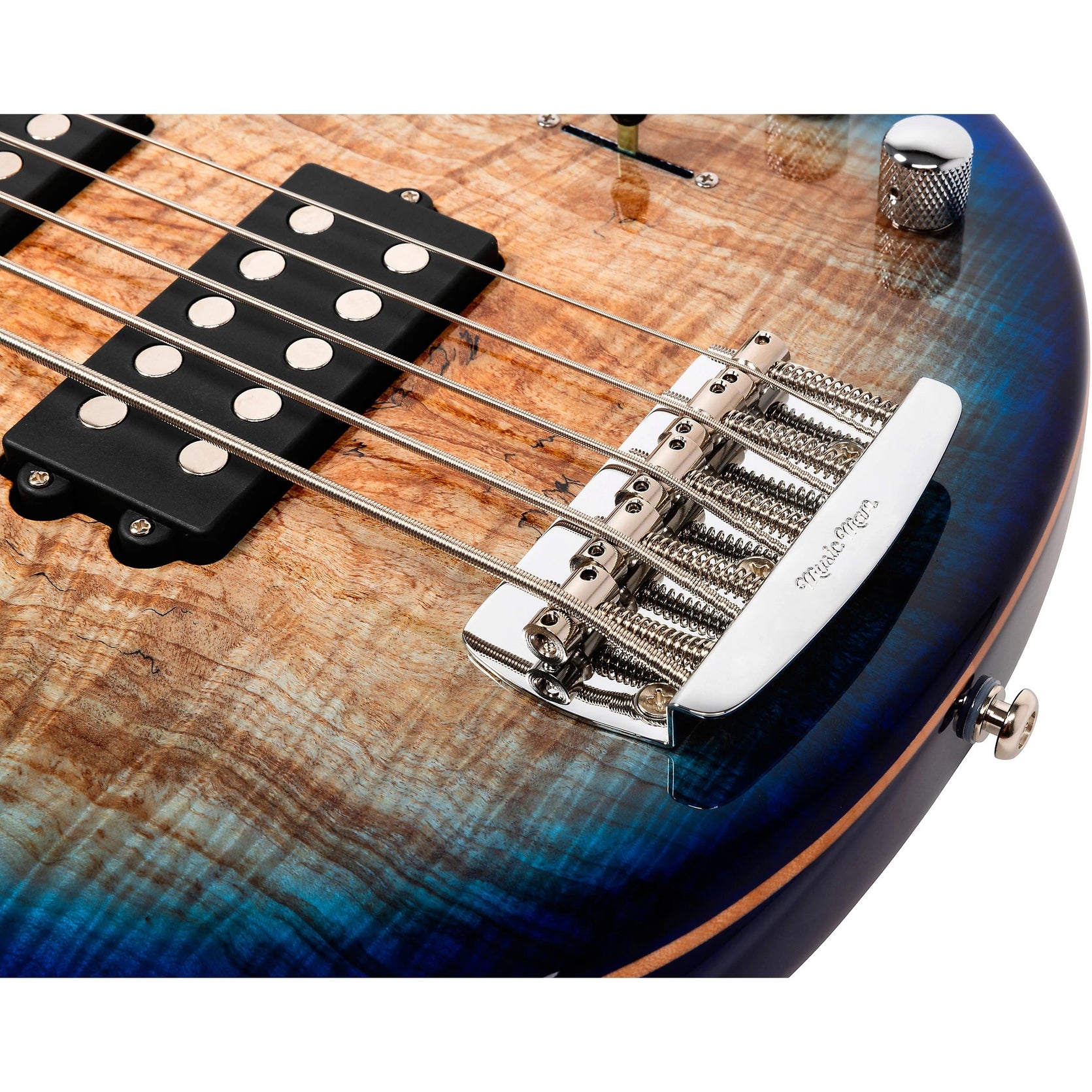 Đàn Guitar Bass 5-dây Ernie Ball Music Man BFR StingRay 5 Special - Paua Blue Burst-Mai Nguyên Music