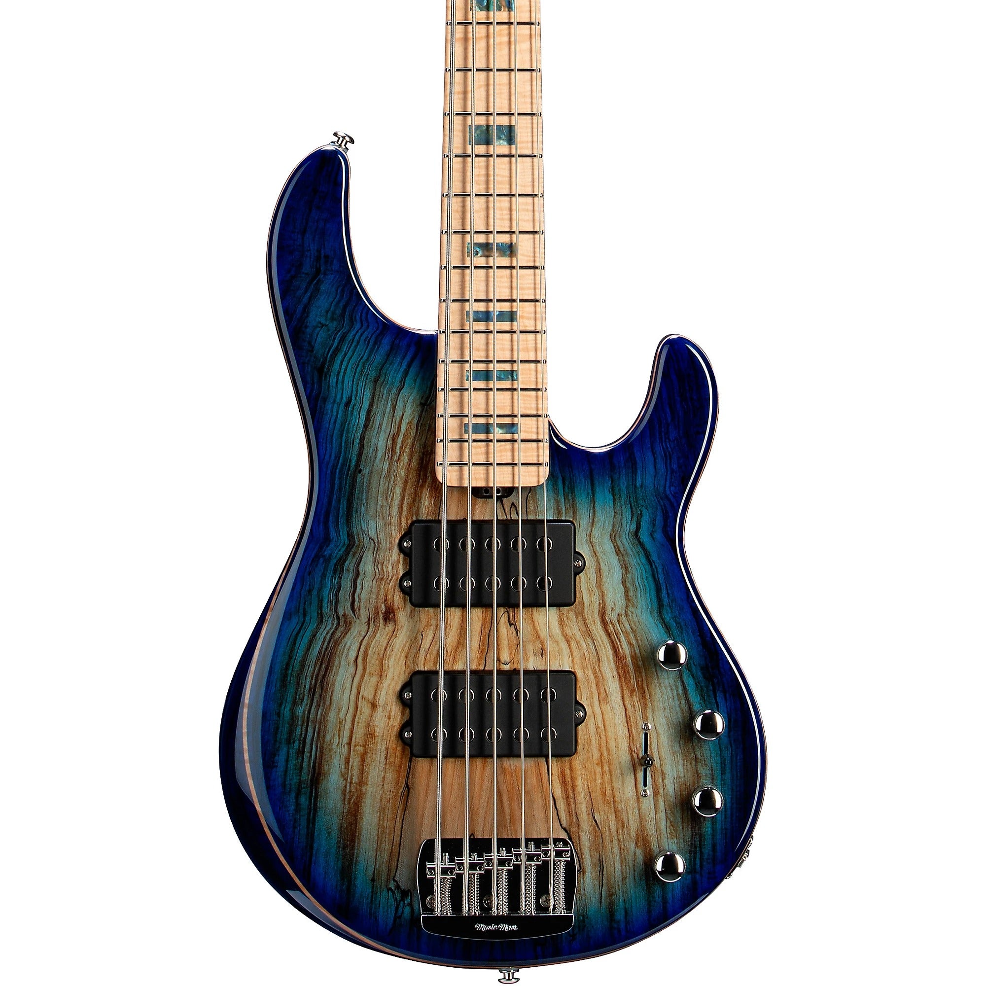 Đàn Guitar Bass 5-dây Ernie Ball Music Man BFR StingRay 5 Special - Paua Blue Burst-Mai Nguyên Music