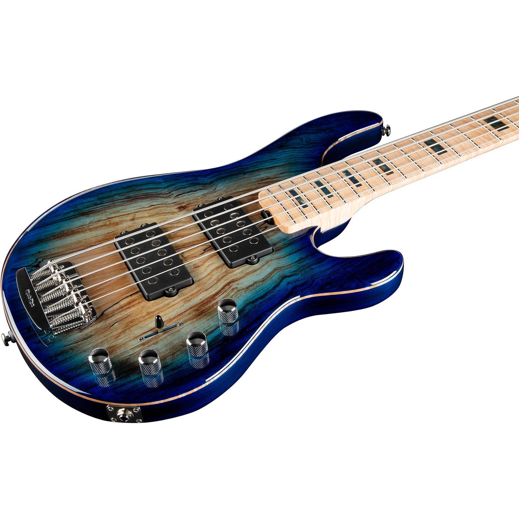 Đàn Guitar Bass 5-dây Ernie Ball Music Man BFR StingRay 5 Special - Paua Blue Burst-Mai Nguyên Music