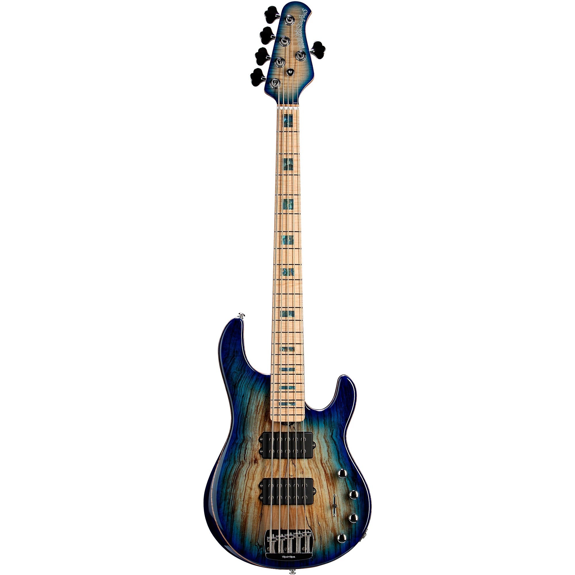 Đàn Guitar Bass 5-dây Ernie Ball Music Man BFR StingRay 5 Special - Paua Blue Burst-Mai Nguyên Music