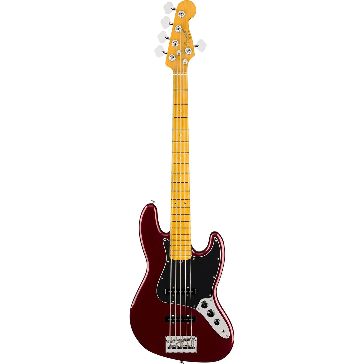 Đàn Guitar Bass 5-dây Fender American Professional Jazz Bass V - Oxblood, Maple Fingerboard-Mai Nguyên Music