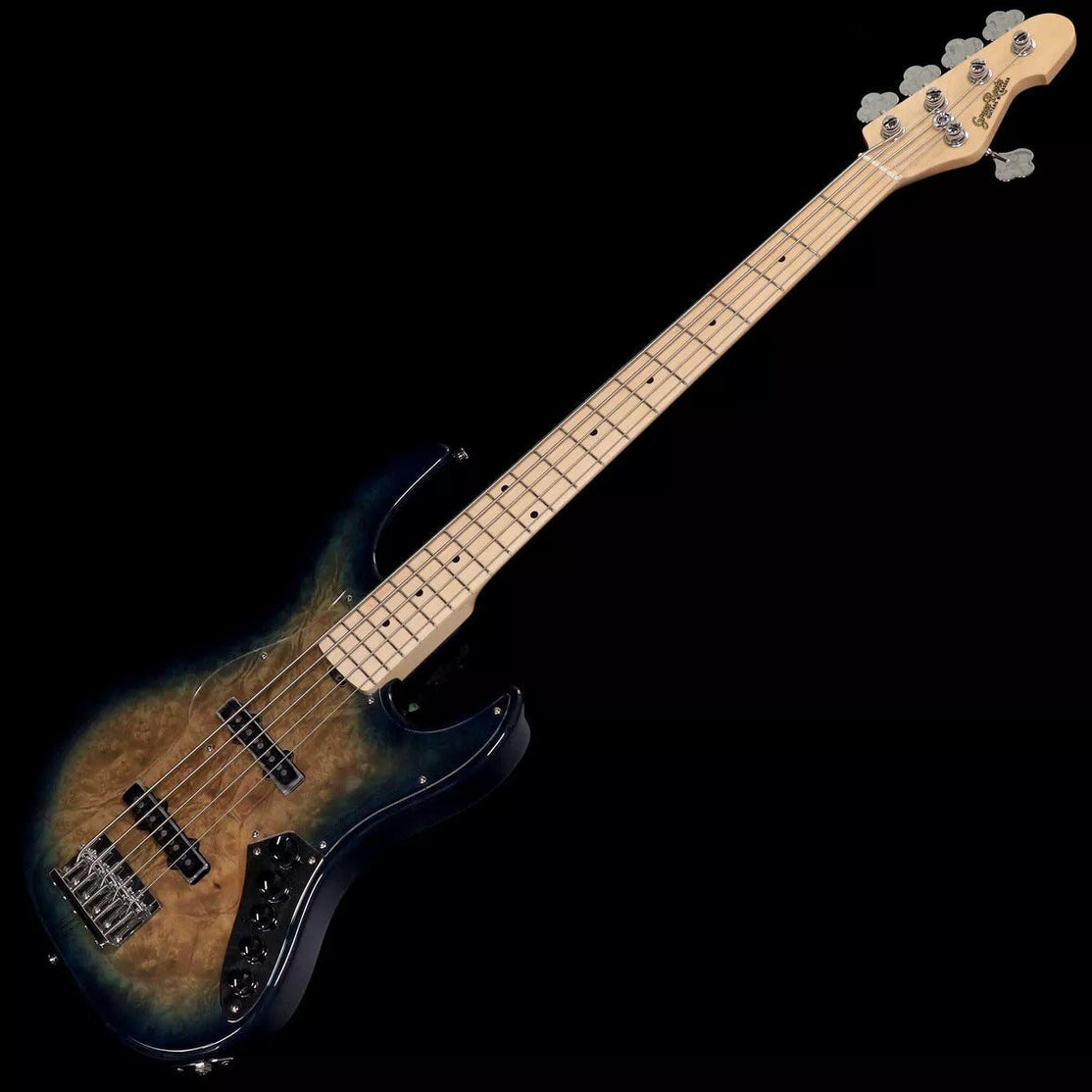 Đàn Guitar Bass 5-dây GrassRoots G-AMAZE-GCB5-NDBS, Natural Dark Blue Burst-Mai Nguyên Music