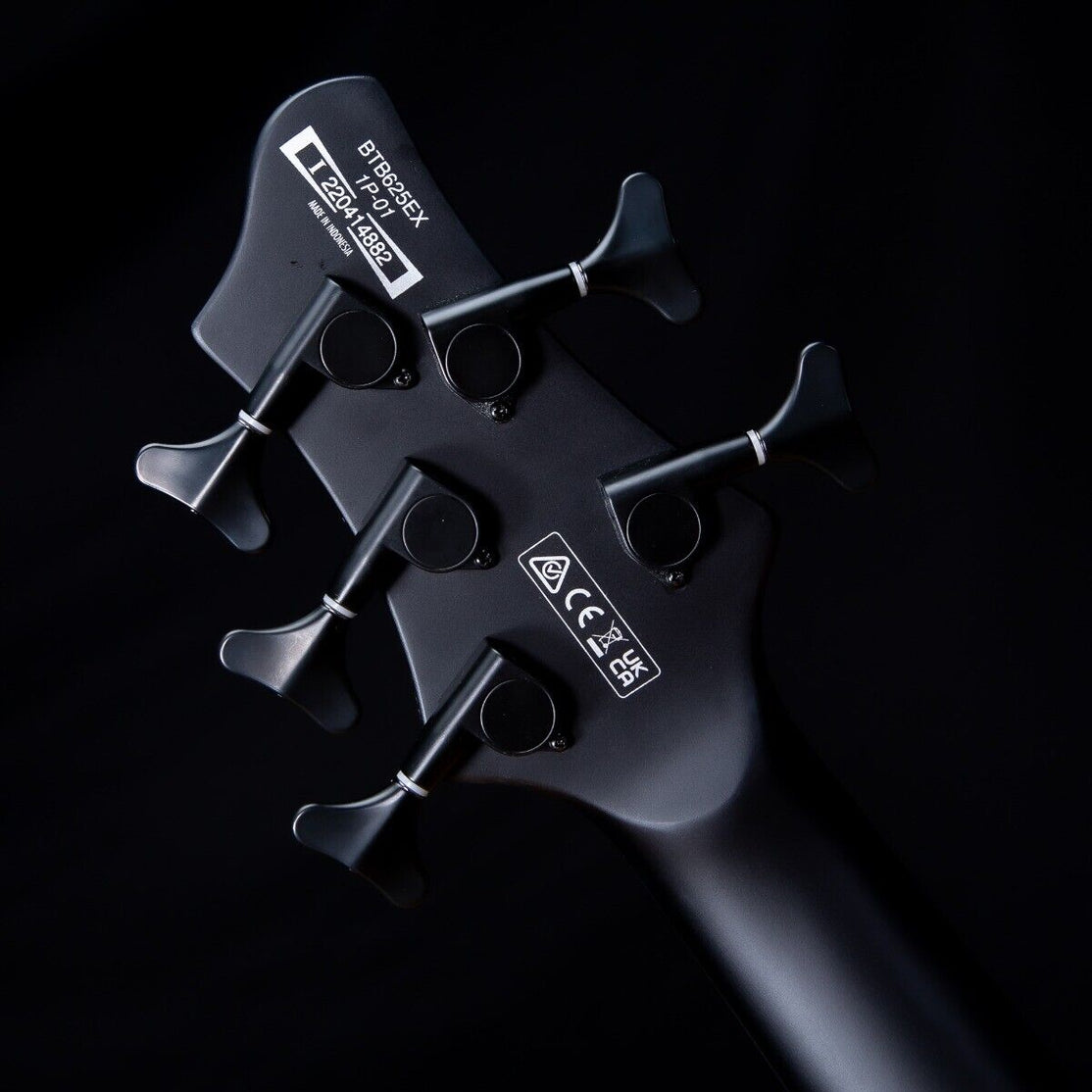 Đàn Guitar Bass 5-dây Ibanez BTB IronLabel BTB625EX, Black Flat-Mai Nguyên Music