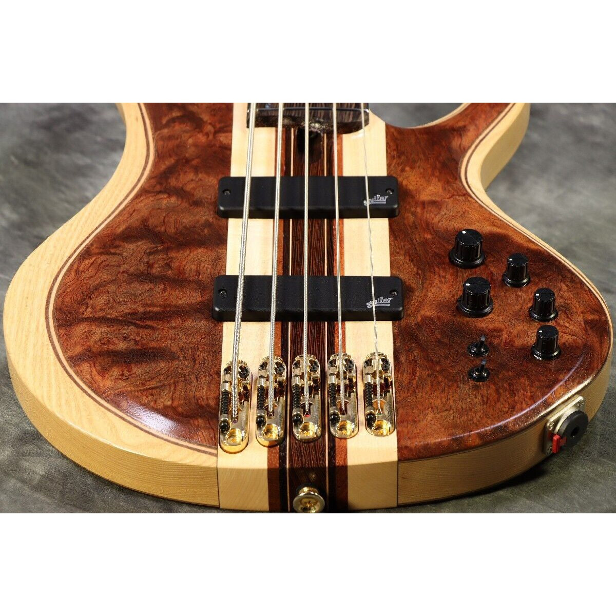 Đàn Guitar Bass 5-dây Ibanez BTB Premium BTB1835 w/Bag, Natural Shadow Low Gloss-Mai Nguyên Music