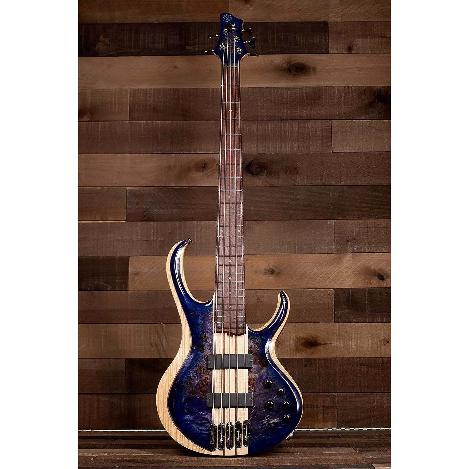 Đàn Guitar Bass 5-dây Ibanez BTB Standard BTB845, Cerulean Blue Burst Low Gloss-Mai Nguyên Music