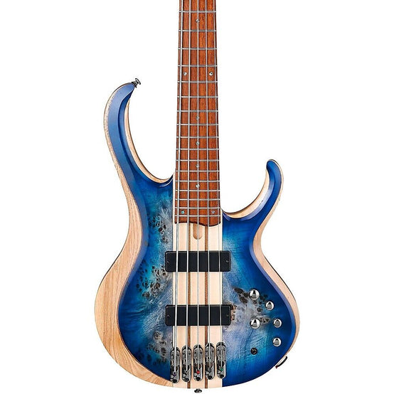 Đàn Guitar Bass 5-dây Ibanez BTB Standard BTB845, Cerulean Blue Burst Low Gloss-Mai Nguyên Music