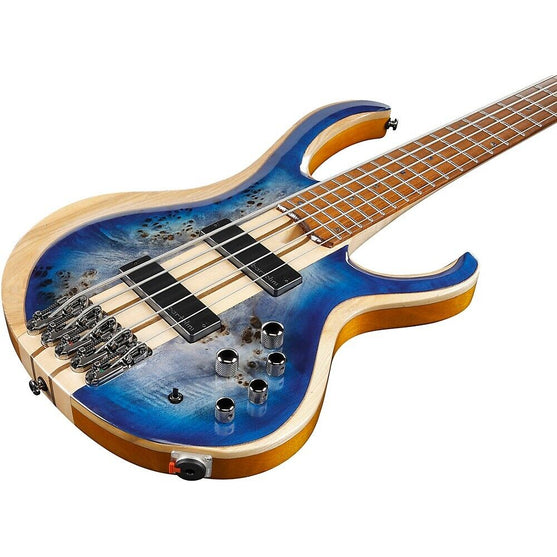 Đàn Guitar Bass 5-dây Ibanez BTB Standard BTB845, Cerulean Blue Burst Low Gloss-Mai Nguyên Music