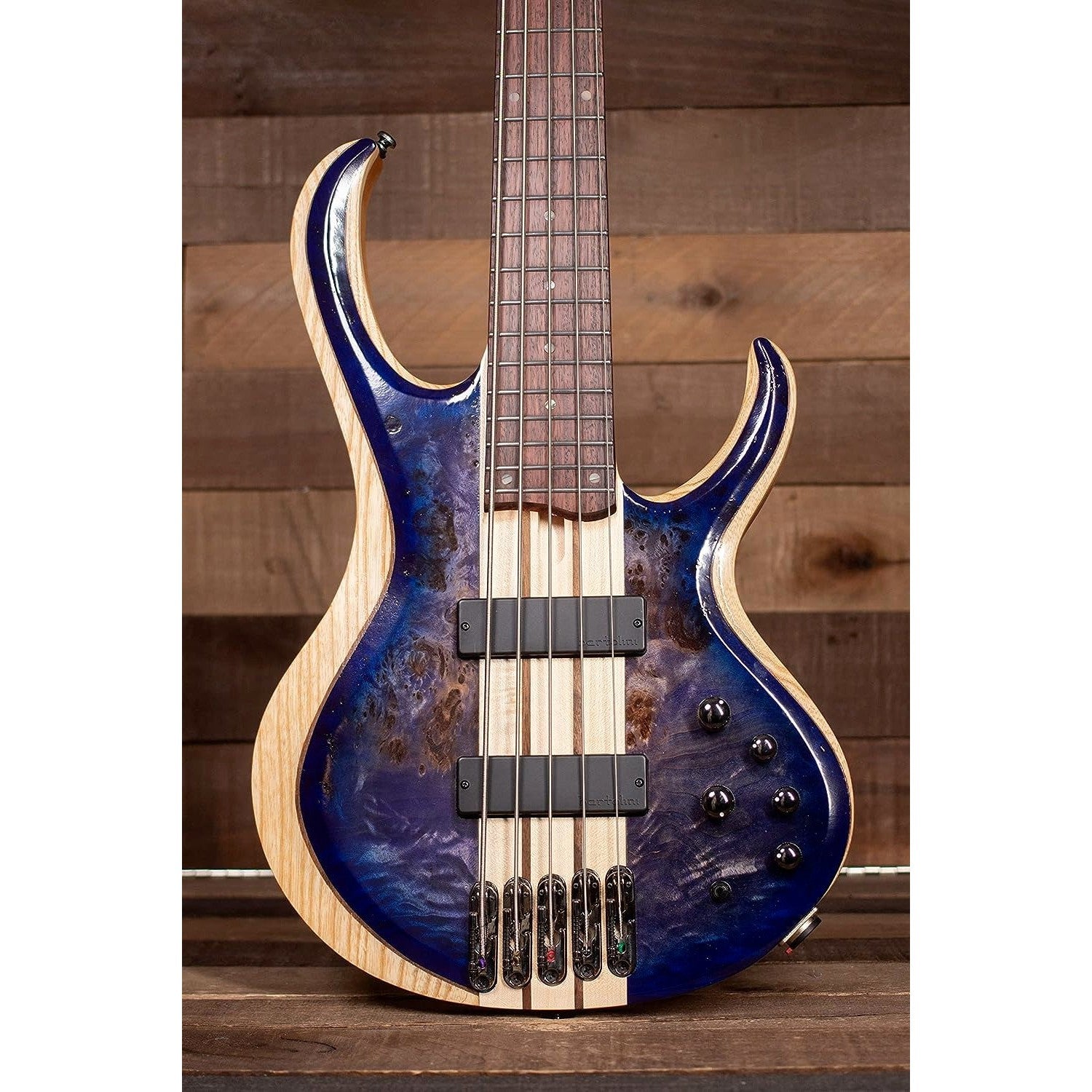 Đàn Guitar Bass 5-dây Ibanez BTB Standard BTB845, Cerulean Blue Burst Low Gloss-Mai Nguyên Music