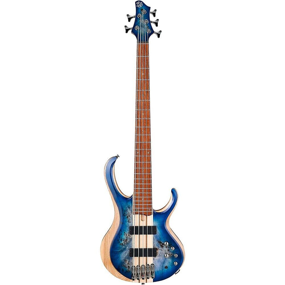 Đàn Guitar Bass 5-dây Ibanez BTB Standard BTB845, Cerulean Blue Burst Low Gloss-Mai Nguyên Music