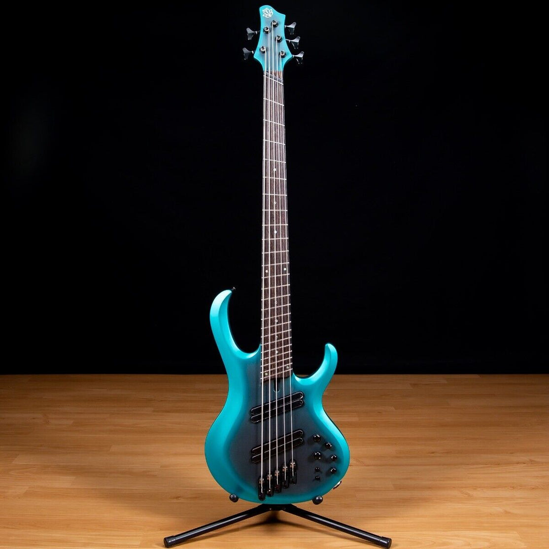 Đàn Guitar Bass 5-dây Ibanez BTB Workshop BTB605MS w/Case, Cerulean Aura Burst Matte-Mai Nguyên Music