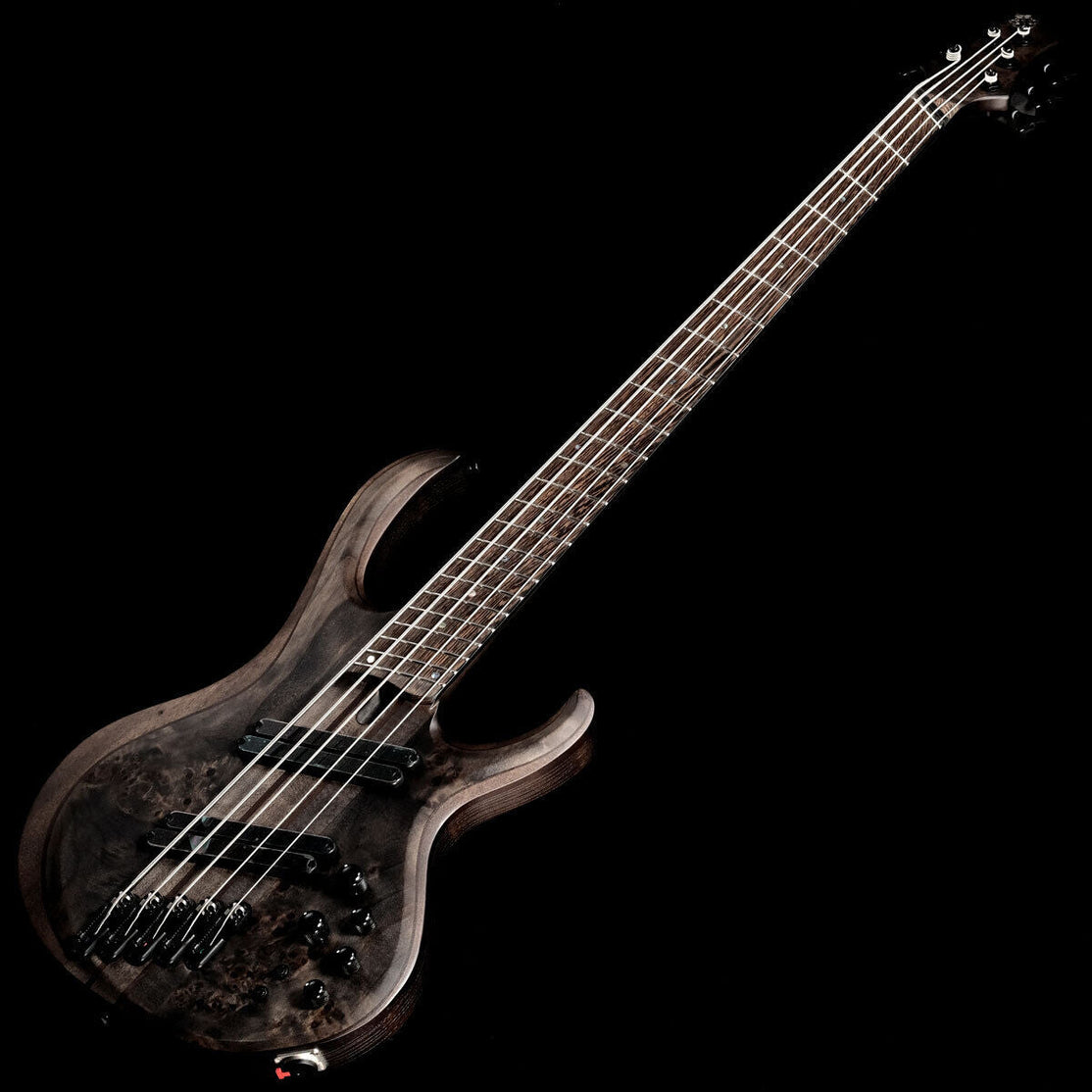 Đàn Guitar Bass 5-dây Ibanez BTB Workshop BTB805MS w/Case, Transparent Gray Flat-Mai Nguyên Music