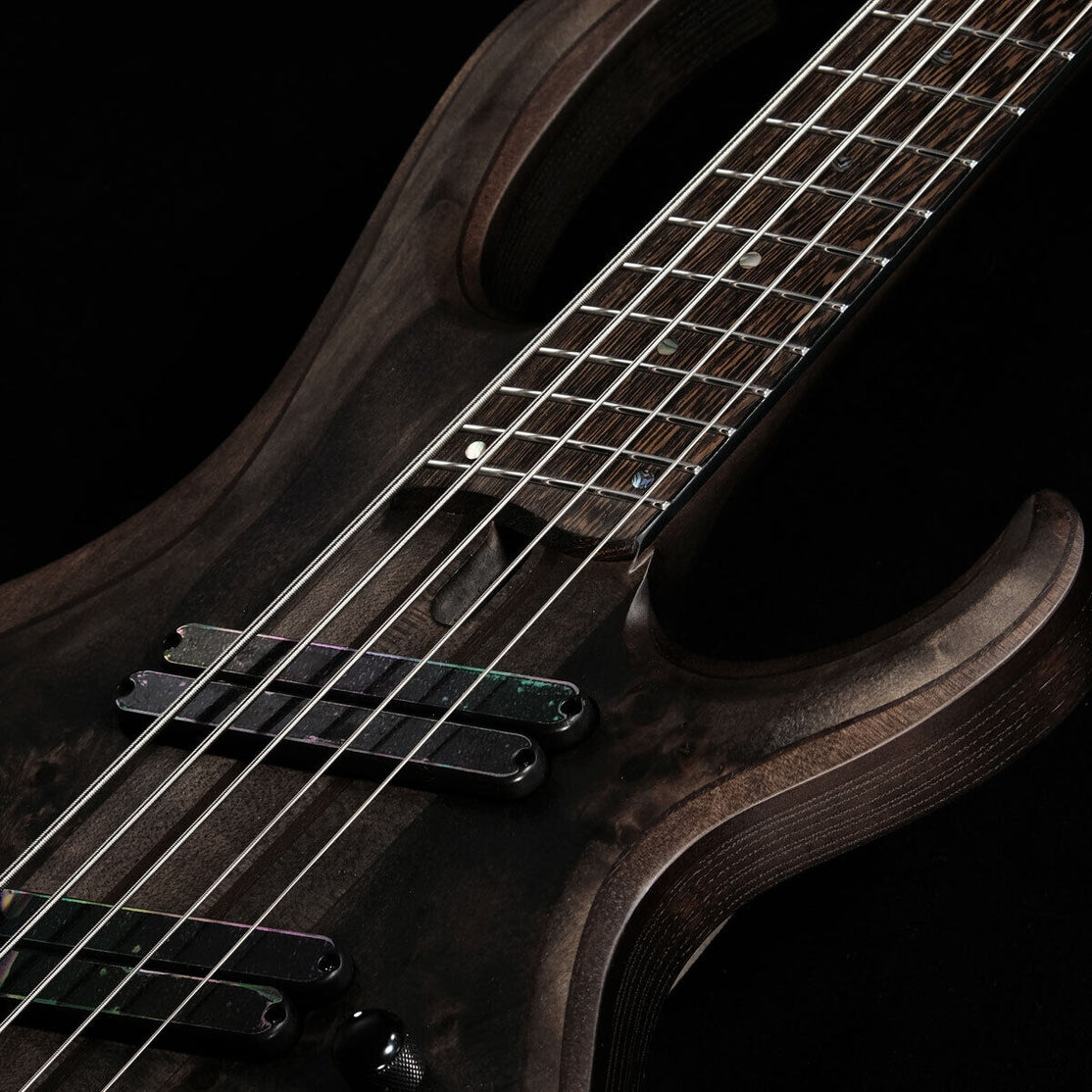 Đàn Guitar Bass 5-dây Ibanez BTB Workshop BTB805MS w/Case, Transparent Gray Flat-Mai Nguyên Music