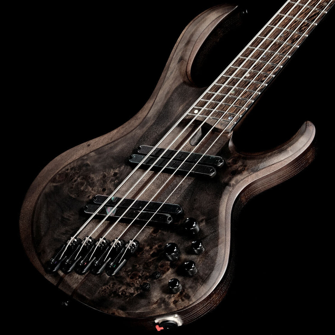 Đàn Guitar Bass 5-dây Ibanez BTB Workshop BTB805MS w/Case, Transparent Gray Flat-Mai Nguyên Music